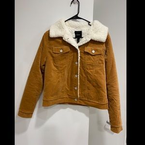 Sherpa lines corduroy jacket